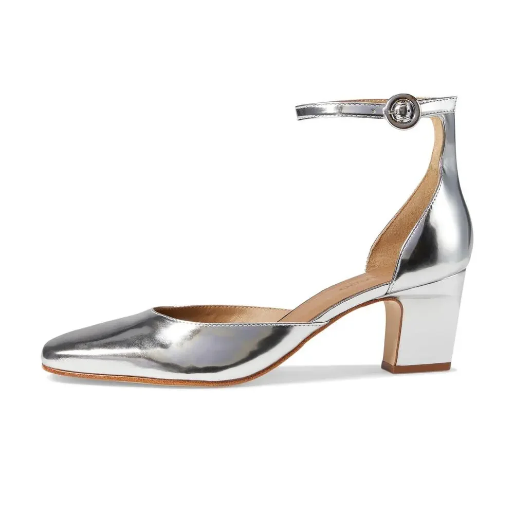 BERNARDO WOMENS REMY, SILVER, 10 MEDIUM